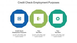 Credit check employment purposes ppt powerpoint presentation portfolio designs cpb