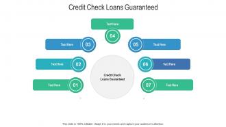 Credit check loans guaranteed ppt powerpoint presentation portfolio slides cpb