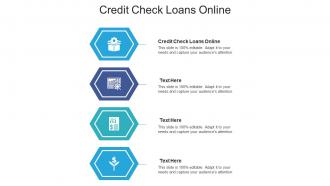 Credit check loans online ppt powerpoint presentation outline rules cpb