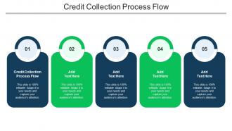 Credit Collection Process Flow Ppt Powerpoint Presentation Show Graphics Cpb