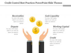 Credit control best practices powerpoint slide themes