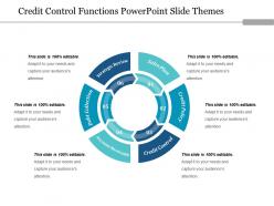 Credit control functions powerpoint slide themes