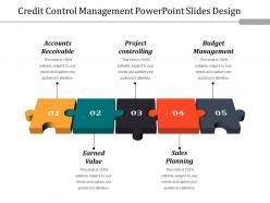 Credit control management powerpoint slides design