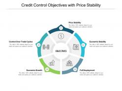 Credit control objectives with price stability