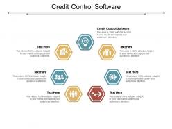Credit control software ppt powerpoint presentation infographic template graphics pictures cpb
