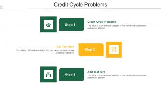 Credit Cycle Problems Ppt Powerpoint Presentation Show Icon Cpb
