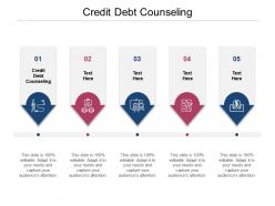 Credit debt counseling ppt powerpoint presentation summary background cpb