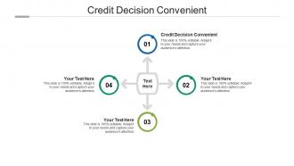 Credit decision convenient ppt powerpoint presentation summary elements cpb