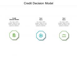 Credit decision model ppt powerpoint presentation model gridlines cpb
