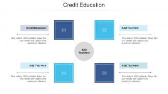 Credit Education Ppt Powerpoint Presentation Slides Good Cpb