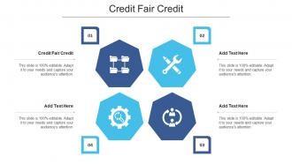 Credit Fair Credit Ppt Powerpoint Presentation Show Design Inspiration Cpb
