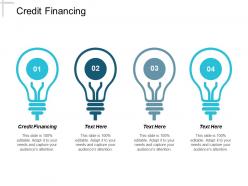 Credit financing ppt powerpoint presentation pictures guide cpb