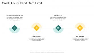 Credit Four Credit Card Limit In Powerpoint And Google Slides Cpb