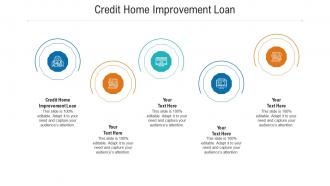 Credit home improvement loan ppt powerpoint presentation professional layout cpb