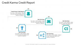 Credit Karma Credit Report In Powerpoint And Google Slides Cpb