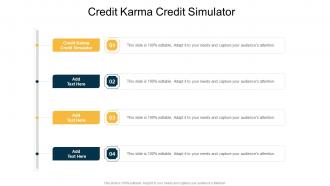 Credit Karma Credit Simulator In Powerpoint And Google Slides Cpb