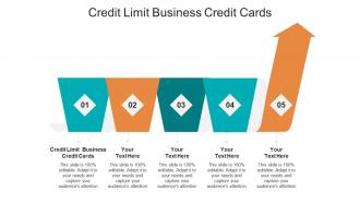Credit limit business credit cards ppt powerpoint presentation demonstration cpb