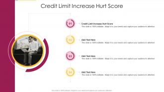 Credit Limit Increase Hurt Score In Powerpoint And Google Slides Cpb