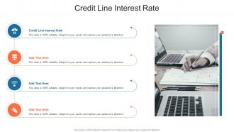 Credit Line Interest Rate In Powerpoint And Google Slides Cpb