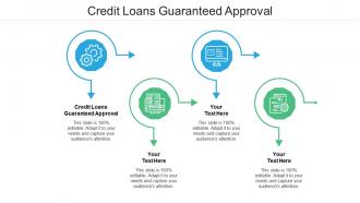 Credit loans guaranteed approval ppt powerpoint presentation infographics graphics cpb