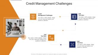 Credit Management Challenges In Powerpoint And Google Slides Cpb