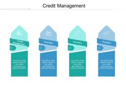 Credit management ppt powerpoint presentation file guidelines cpb