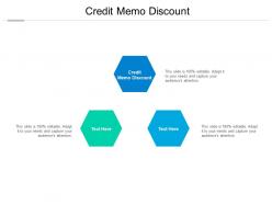 Credit memo discount ppt powerpoint presentation diagram lists cpb