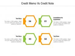 Credit memo vs credit note ppt powerpoint presentation icon background images cpb