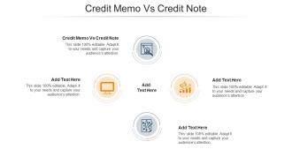 Credit Memo Vs Credit Note Ppt Powerpoint Presentation Inspiration Layout Ideas Cpb