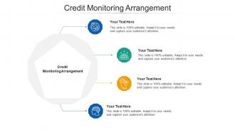 Credit monitoring arrangement ppt powerpoint presentation infographics infographic cpb