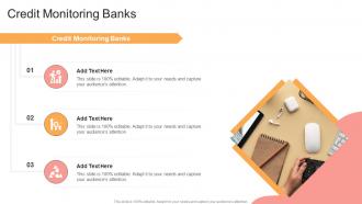 Credit Monitoring Banks In Powerpoint And Google Slides Cpb