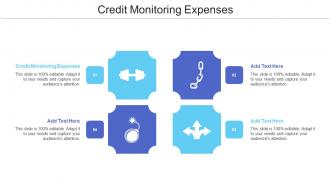 Credit Monitoring Expenses Ppt Powerpoint Presentation Infographic Template Layout Ideas Cpb