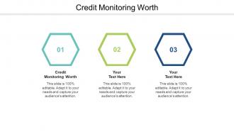 Credit monitoring worth ppt powerpoint presentation icon designs download cpb