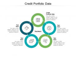 Credit portfolio data ppt powerpoint presentation gallery inspiration cpb