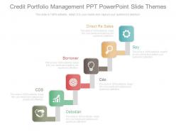 Credit portfolio management ppt powerpoint slide themes