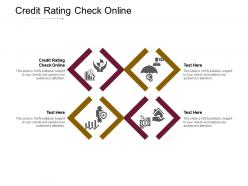Credit rating check online ppt powerpoint presentation layouts examples cpb