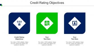 Credit Rating Objectives Ppt Powerpoint Presentation Gallery Clipart Images Cpb
