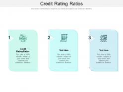 Credit rating ratios ppt powerpoint presentation outline topics cpb