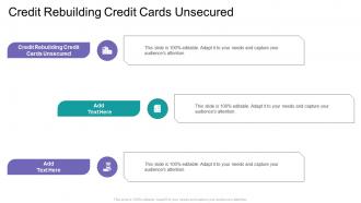 Credit Rebuilding Credit Cards Unsecured In Powerpoint And Google Slides Cpb