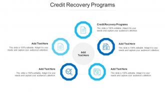 Credit Recovery Programs Ppt Powerpoint Presentation Slides Format Cpb