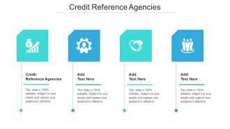 Credit Reference Agencies Ppt Powerpoint Presentation Infographics Cpb