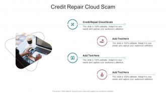 Credit Repair Cloud Scam In Powerpoint And Google Slides Cpb