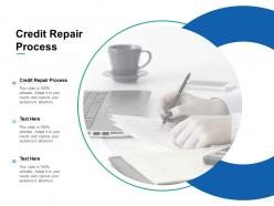 Credit repair process ppt powerpoint presentation slides example cpb