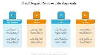 Credit Repair Remove Late Payments In Powerpoint And Google Slides Cpb