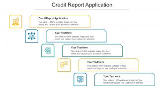 Credit Report Application Ppt Powerpoint Presentation Layouts Design Ideas Cpb
