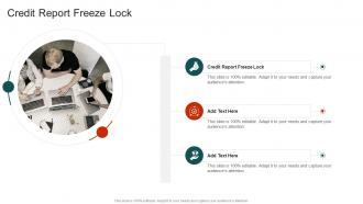 Credit Report Freeze Lock In Powerpoint And Google Slides Cpb