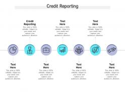 Credit reporting ppt powerpoint presentation professional brochure cpb