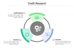 Credit research ppt powerpoint presentation infographics elements cpb