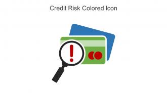 Credit Risk Colored Icon In Powerpoint Pptx Png And Editable Eps Format