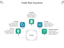 Credit risk insurance ppt powerpoint presentation icon clipart images cpb